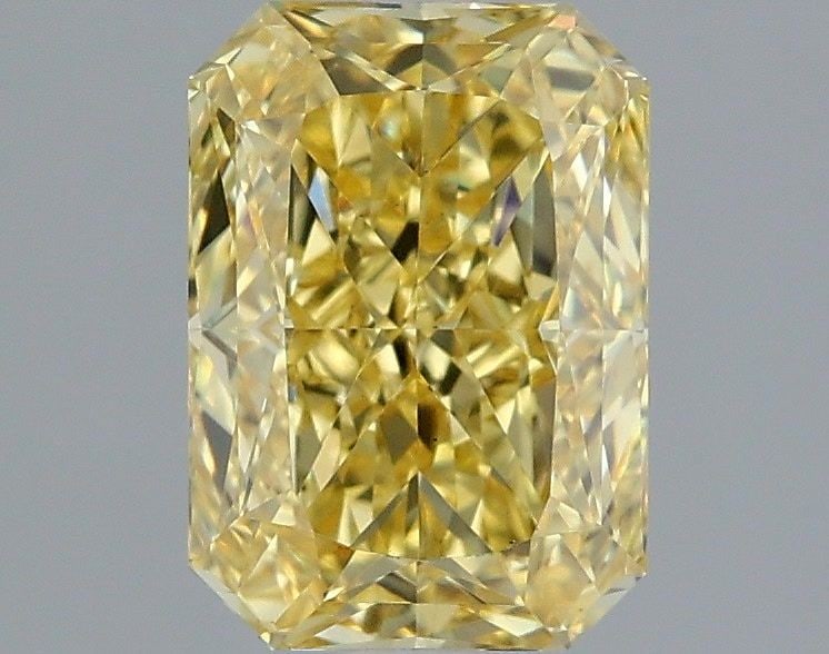 Loose Diamond - RADIANT 2.06ct Fancy Intense Yellow VS1: Loose Diamond - RADIANT 2.06ct Fancy Intense Yellow VS1 Source: This is a real non-mined Diamond that has been grown in a lab Shape: RADIANT Carats: 2.06 Color: Fancy Intense Yellow Certification: IGI