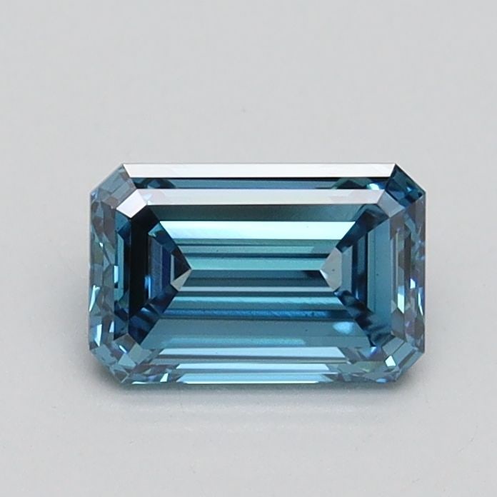Loose Diamond - EMERALD 0.7ct Fancy Intense Blue VS1: Loose Diamond - EMERALD 0.7ct Fancy Intense Blue VS1 Source: This is a real non-mined Diamond that has been grown in a lab Shape: EMERALD Carats: 0.7 Color: Fancy Intense Blue Certification: IGI Video