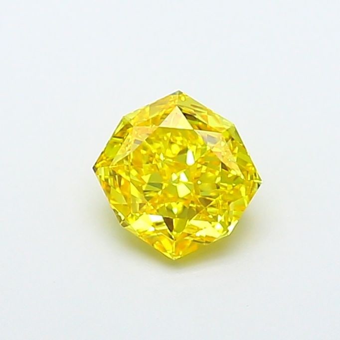 Loose Diamond - OCTAGONAL 1.07ct Fancy Vivid Yellow VVS1: Loose Diamond - OCTAGONAL 1.07ct Fancy Vivid Yellow VVS1 Source: This is a real non-mined Diamond that has been grown in a lab Shape: OCTAGONAL Carats: 1.07 Color: Fancy Vivid Yellow Certification: IG
