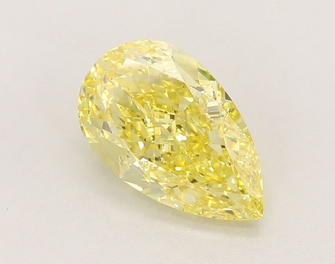 Loose Diamond - PEAR 2.54ct Fancy Intense Yellow VVS2 (1 of 1)