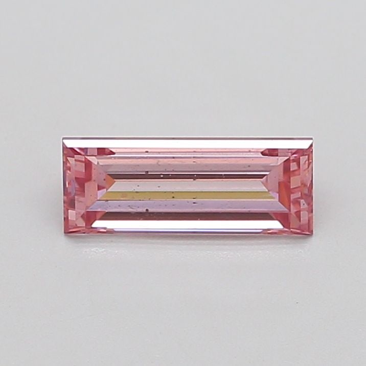 Loose Diamond - BAGUETTE 1.05ct Fancy Intense Brownish Pink SI1: Loose Diamond - BAGUETTE 1.05ct Fancy Intense Brownish Pink SI1 Source: This is a real non-mined Diamond that has been grown in a lab Shape: BAGUETTE Carats: 1.05 Color: Fancy Intense Brownish Pink Ce