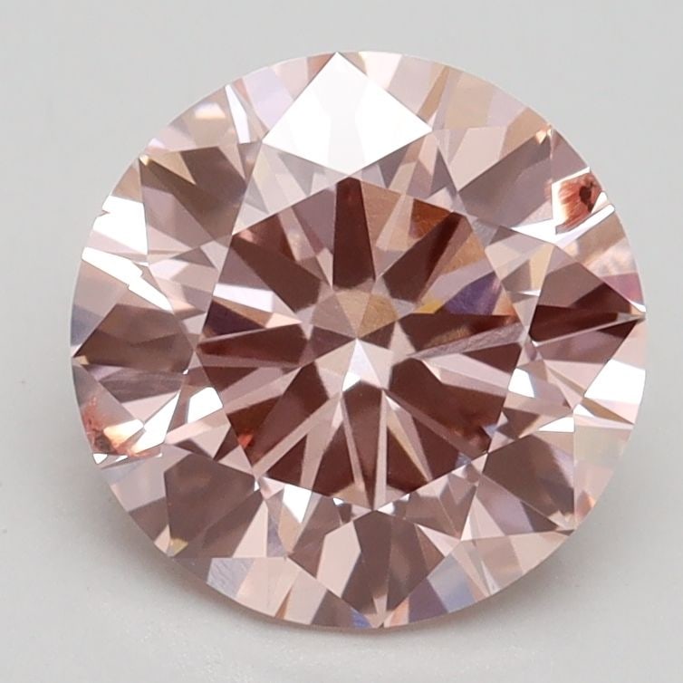Loose Diamond - ROUND 2.2ct Fancy Intense Pink SI2: Loose Diamond - ROUND 2.2ct Fancy Intense Pink SI2 Source: This is a real non-mined Diamond that has been grown in a lab Shape: ROUND Carats: 2.2 Color: Fancy Intense Pink Certification: IGI Video: