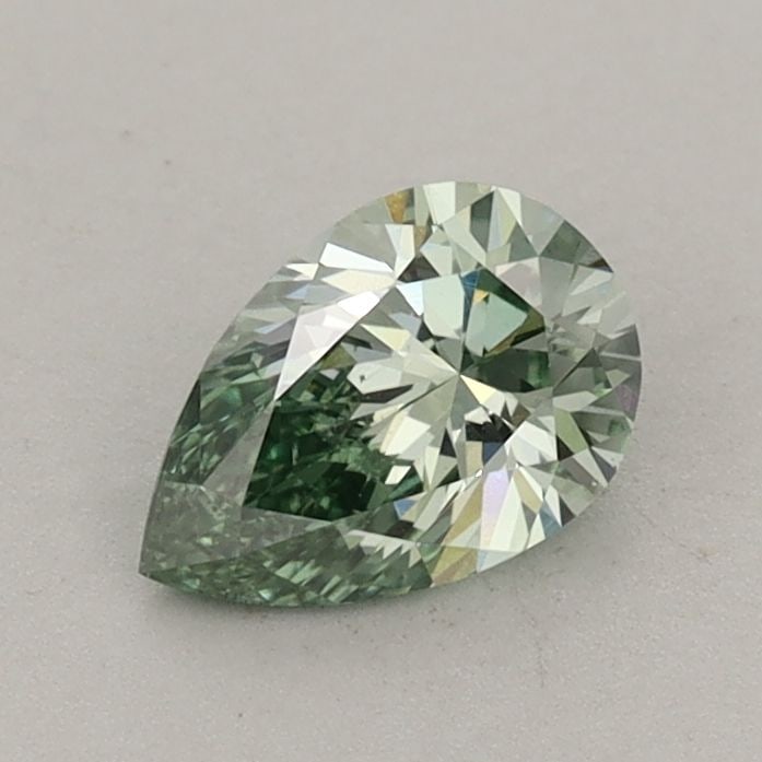Loose Diamond - PEAR 0.62ct Fancy Vivid Green VS2: Loose Diamond - PEAR 0.62ct Fancy Vivid Green VS2 Source: This is a real non-mined Diamond that has been grown in a lab Shape: PEAR Carats: 0.62 Color: Fancy Vivid Green Certification: IGI Video: