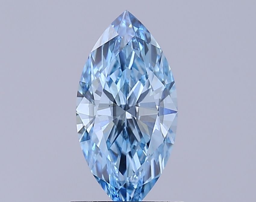 Loose Diamond - MARQUISE 1.11ct Fancy Vivid Blue VS2: Loose Diamond - MARQUISE 1.11ct Fancy Vivid Blue VS2 Source: This is a real non-mined Diamond that has been grown in a lab Shape: MARQUISE Carats: 1.11 Color: Fancy Vivid Blue Certification: NONE Vide