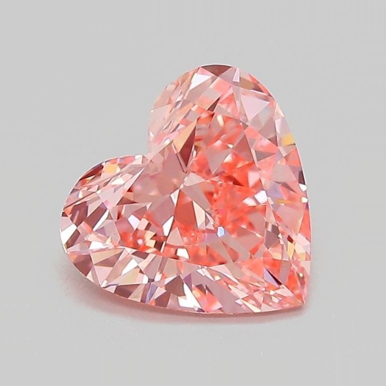Loose Diamond - HEART 1.83ct Fancy Vivid Pink VVS2: Loose Diamond - HEART 1.83ct Fancy Vivid Pink VVS2 Source: This is a real non-mined Diamond that has been grown in a lab Shape: HEART Carats: 1.83 Color: Fancy Vivid Pink Certification: IGI Video: