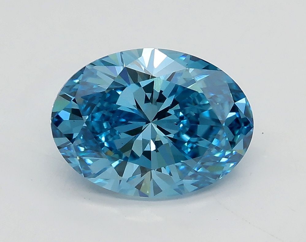 Loose Diamond - OVAL 1.7ct Fancy Vivid Blue VS1 (1 of 1)