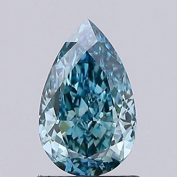 Loose Diamond - PEAR 1.04ct Fancy Vivid Blueish Green VVS2 (1 of 1)