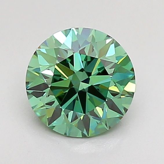 Loose Diamond - ROUND 1.0ct Fancy Vivid Green VVS2: Loose Diamond - ROUND 1.0ct Fancy Vivid Green VVS2 Source: This is a real non-mined Diamond that has been grown in a lab Shape: ROUND Carats: 1.0 Color: Fancy Vivid Green Certification: IGI Video: