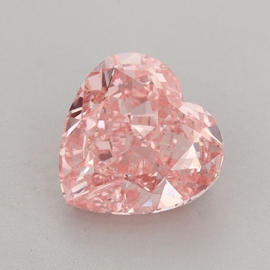 Loose Diamond - HEART 1.98ct Fancy Vivid Pink VS1: Loose Diamond - HEART 1.98ct Fancy Vivid Pink VS1 Source: This is a real non-mined Diamond that has been grown in a lab Shape: HEART Carats: 1.98 Color: Fancy Vivid Pink Certification: IGI Video: