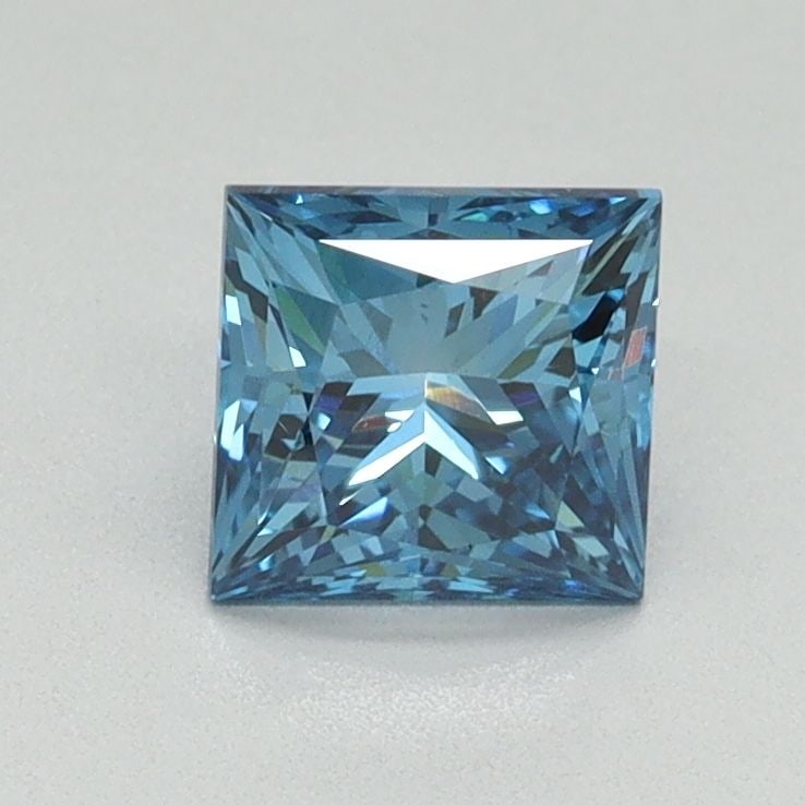 Loose Diamond - PRINCESS 0.96ct Fancy Vivid Blue VS2 (1 of 1)