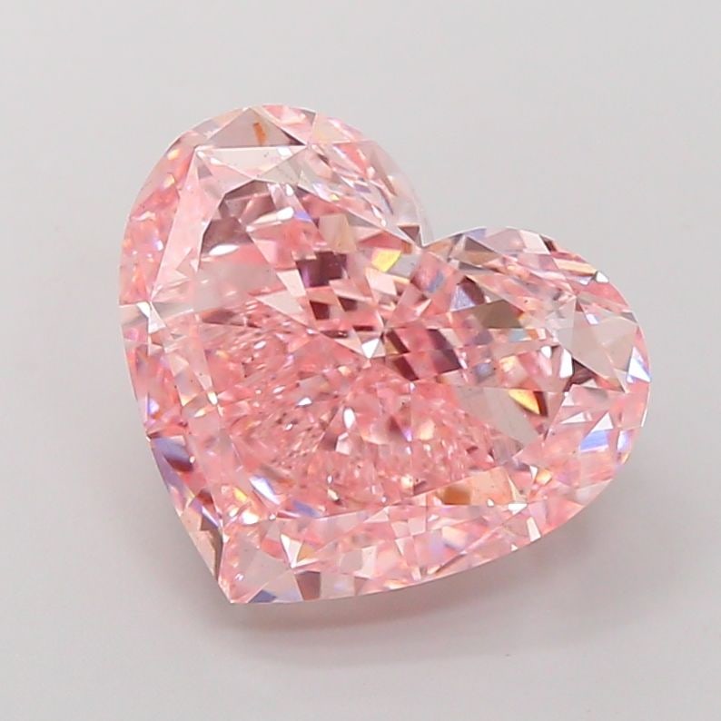 Loose Diamond - HEART 10.05ct Fancy Intense Pink VS2: Loose Diamond - HEART 10.05ct Fancy Intense Pink VS2 Source: This is a real non-mined Diamond that has been grown in a lab Shape: HEART Carats: 10.05 Color: Fancy Intense Pink Certification: IGI Video