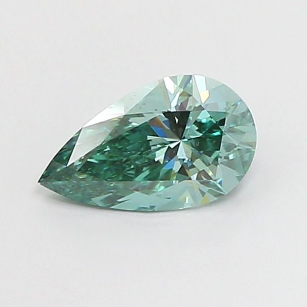 Loose Diamond - PEAR 1.04ct Fancy Vivid Green VS2: Loose Diamond - PEAR 1.04ct Fancy Vivid Green VS2 Source: This is a real non-mined Diamond that has been grown in a lab Shape: PEAR Carats: 1.04 Color: Fancy Vivid Green Certification: IGI Video:
