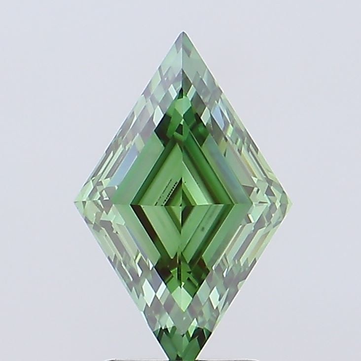 Loose Diamond - LOZENGE 2.06ct Fancy Vivid Green VS1 (1 of 1)