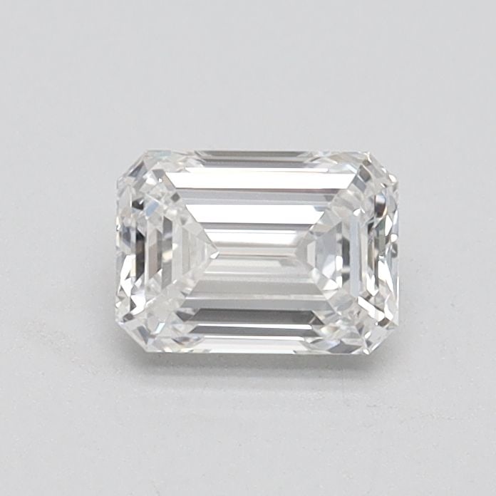 Loose Diamond - EMERALD 0.52ct E VVS2: Loose Diamond - EMERALD 0.52ct E VVS2 Source: This is a real non-mined Diamond that has been grown in a lab Shape: EMERALD Carats: 0.52 Color: E Clarity: VVS2 Certification: IGI Video: