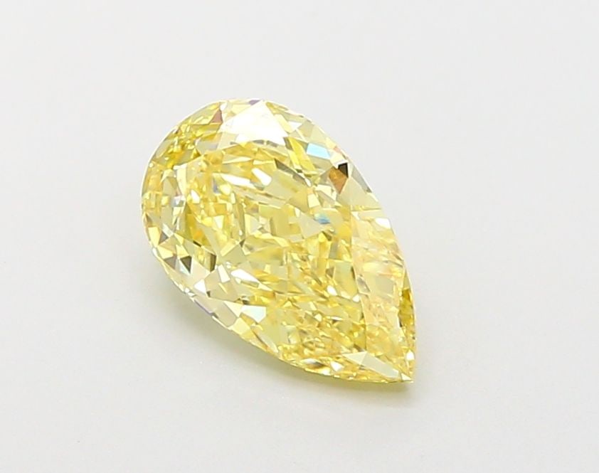 Loose Diamond - PEAR 1.34ct Fancy Vivid Yellow VS1: Loose Diamond - PEAR 1.34ct Fancy Vivid Yellow VS1 Source: This is a real non-mined Diamond that has been grown in a lab Shape: PEAR Carats: 1.34 Color: Fancy Vivid Yellow Certification: IGI Video: