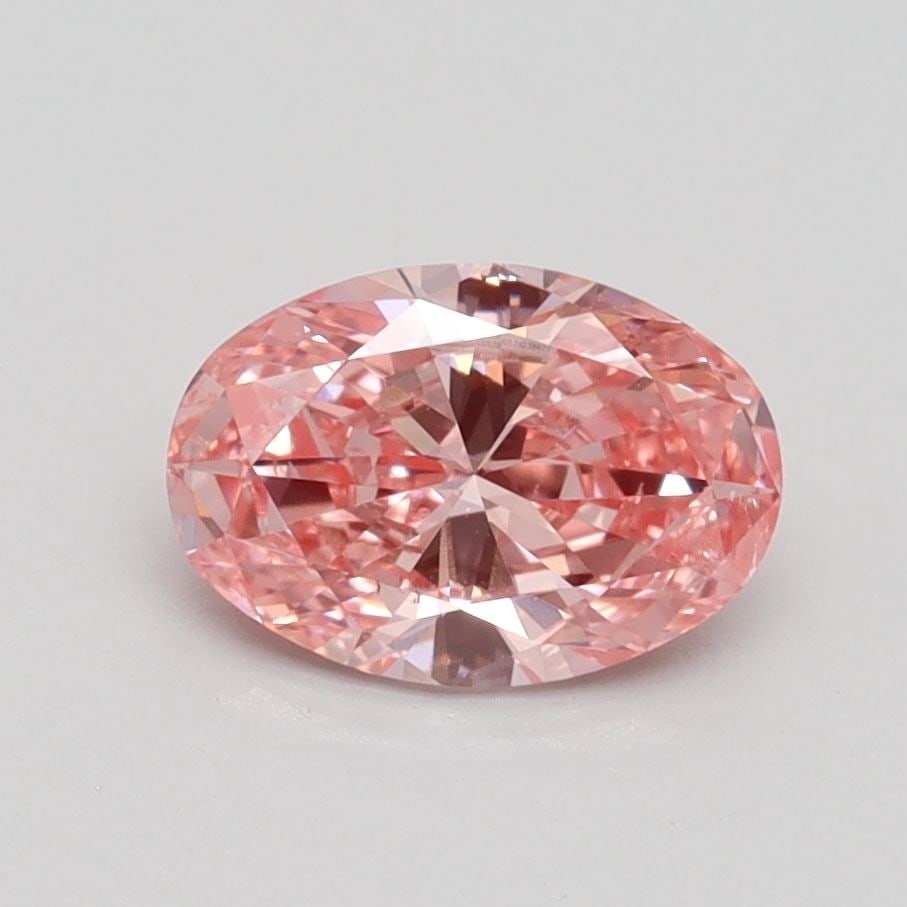Loose Diamond - OVAL 1.03ct Fancy Vivid Pink SI2: Loose Diamond - OVAL 1.03ct Fancy Vivid Pink SI2 Source: This is a real non-mined Diamond that has been grown in a lab Shape: OVAL Carats: 1.03 Color: Fancy Vivid Pink Certification: IGI Video: