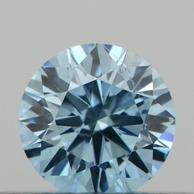 Loose Diamond - ROUND 0.21ct Fancy Vivid Blue SI2 (1 of 1)