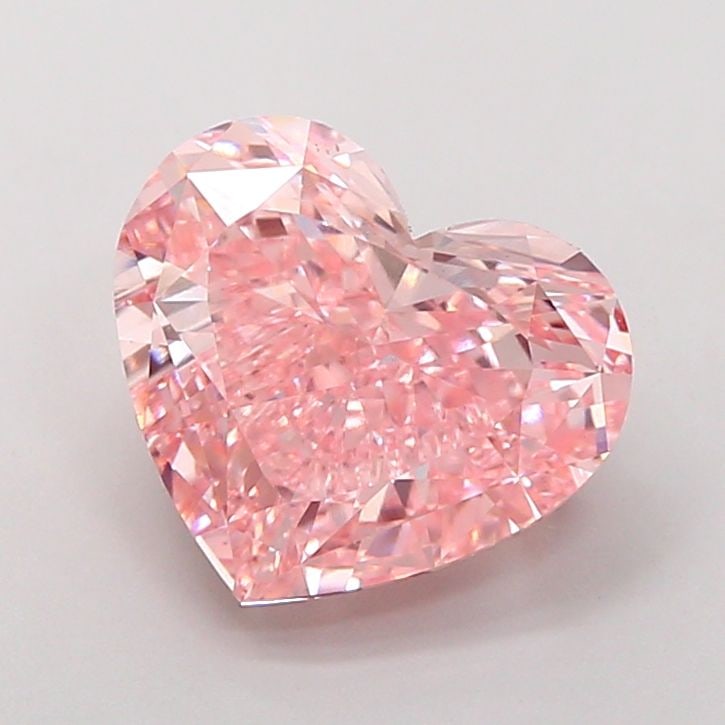 Loose Diamond - HEART 5.02ct Fancy Vivid Pink SI1: Loose Diamond - HEART 5.02ct Fancy Vivid Pink SI1 Source: This is a real non-mined Diamond that has been grown in a lab Shape: HEART Carats: 5.02 Color: Fancy Vivid Pink Certification: IGI Video: