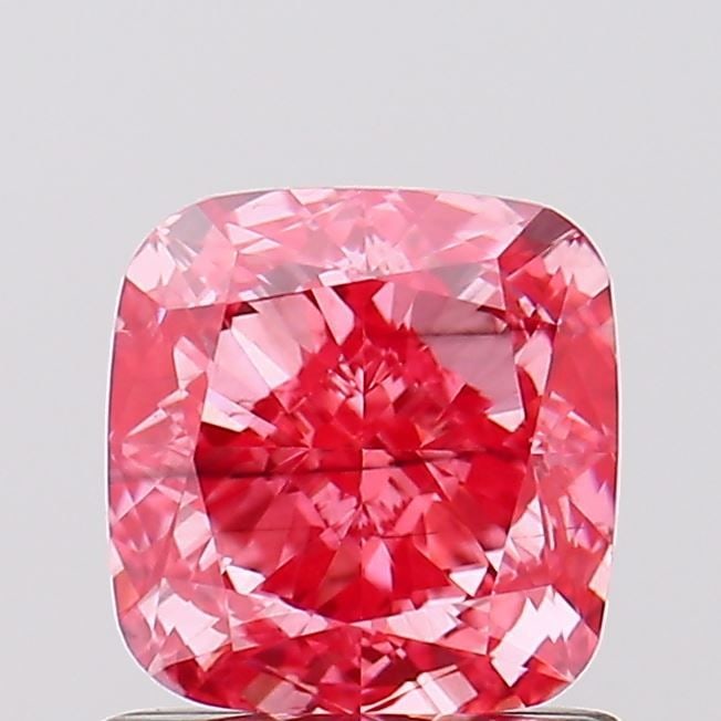Loose Diamond - CUSHION MODIFIED 1.08ct Fancy Vivid Pink SI1: Loose Diamond - CUSHION MODIFIED 1.08ct Fancy Vivid Pink SI1 Source: This is a real non-mined Diamond that has been grown in a lab Shape: CUSHION MODIFIED Carats: 1.08 Color: Fancy Vivid Pink Certific