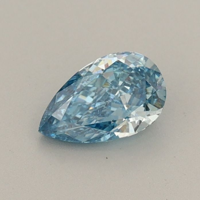 Loose Diamond - PEAR 0.46ct Fancy Vivid Blue VVS2: Loose Diamond - PEAR 0.46ct Fancy Vivid Blue VVS2 Source: This is a real non-mined Diamond that has been grown in a lab Shape: PEAR Carats: 0.46 Color: Fancy Vivid Blue Certification: IGI Video: