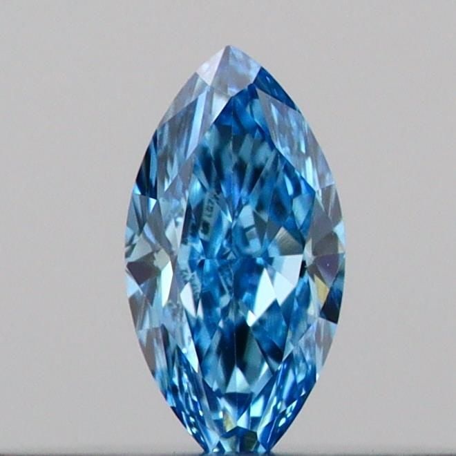 Loose Diamond - MARQUISE 0.11ct Fancy Vivid Blue VVS2 (1 of 1)