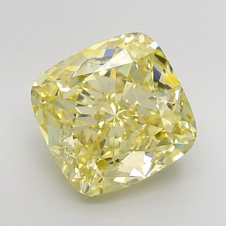 Loose Diamond - CUSHION MODIFIED 4.57ct Fancy Intense Yellow VS1: Loose Diamond - CUSHION MODIFIED 4.57ct Fancy Intense Yellow VS1 Source: This is a real non-mined Diamond that has been grown in a lab Shape: CUSHION MODIFIED Carats: 4.57 Color: Fancy Intense Yellow