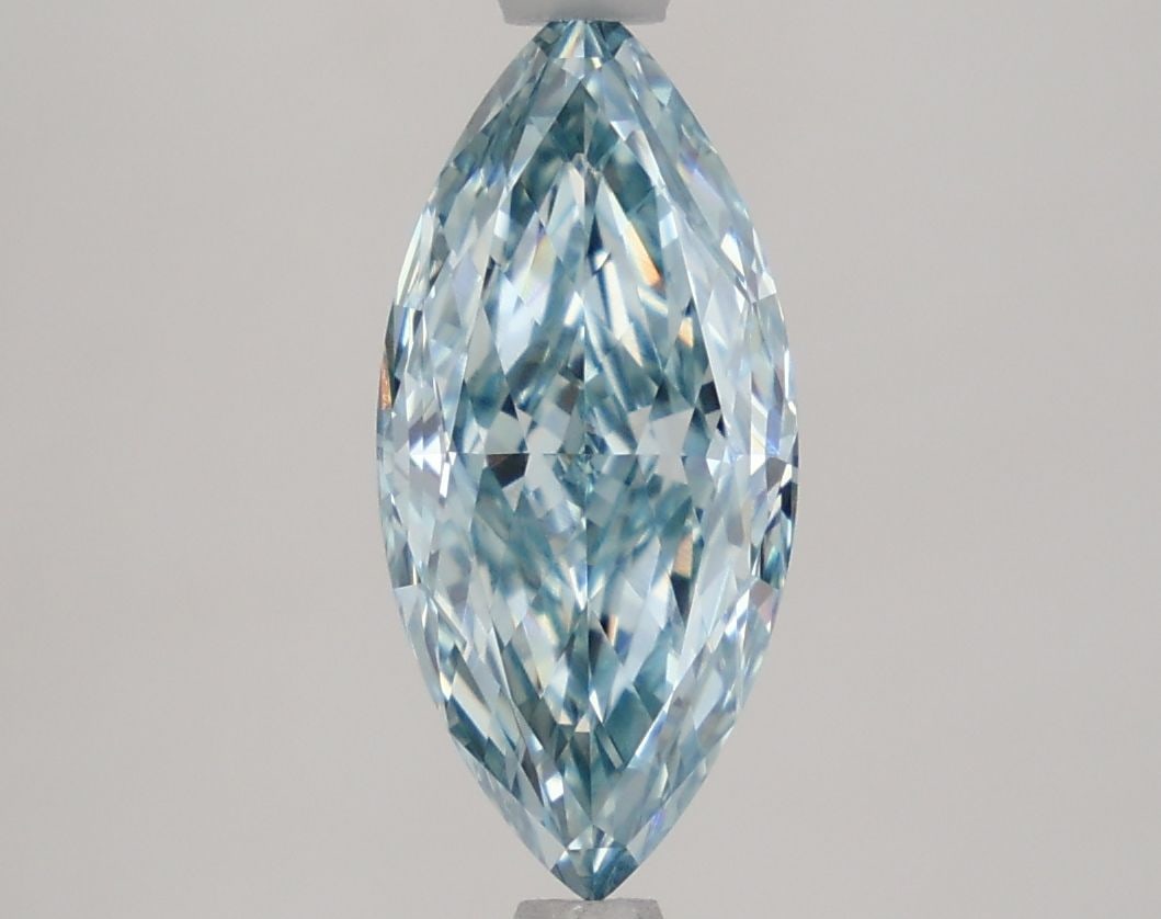 Loose Diamond - MARQUISE 2.07ct Fancy Intense Blue VVS2: Loose Diamond - MARQUISE 2.07ct Fancy Intense Blue VVS2 Source: This is a real non-mined Diamond that has been grown in a lab Shape: MARQUISE Carats: 2.07 Color: Fancy Intense Blue Certification: