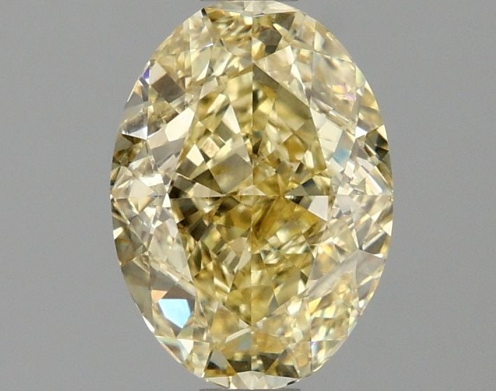 Loose Diamond - OVAL 1.58ct Fancy Intense Yellow VS2: Loose Diamond - OVAL 1.58ct Fancy Intense Yellow VS2 Source: This is a real non-mined Diamond that has been grown in a lab Shape: OVAL Carats: 1.58 Color: Fancy Intense Yellow Certification: IGI Video