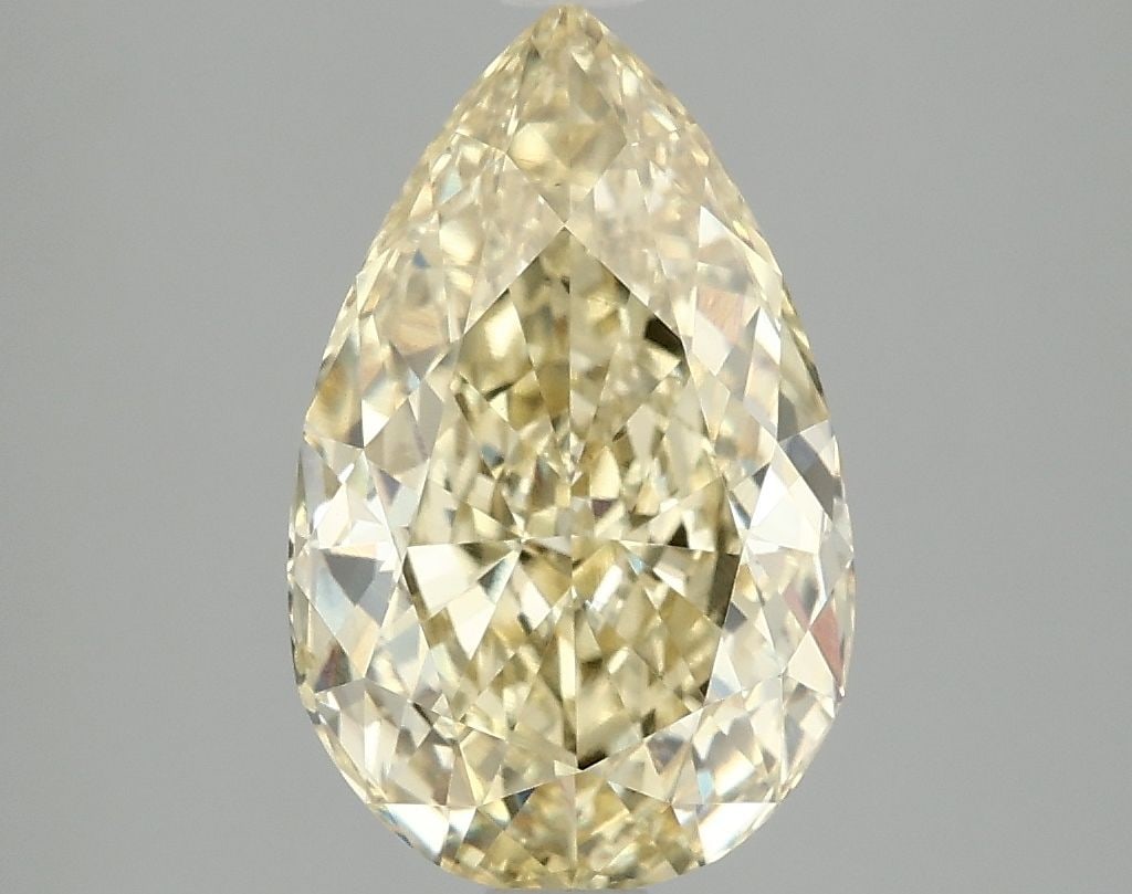 Loose Diamond - PEAR 3.1ct Fancy Intense Yellow VS2: Loose Diamond - PEAR 3.1ct Fancy Intense Yellow VS2 Source: This is a real non-mined Diamond that has been grown in a lab Shape: PEAR Carats: 3.1 Color: Fancy Intense Yellow Certification: IGI Video:
