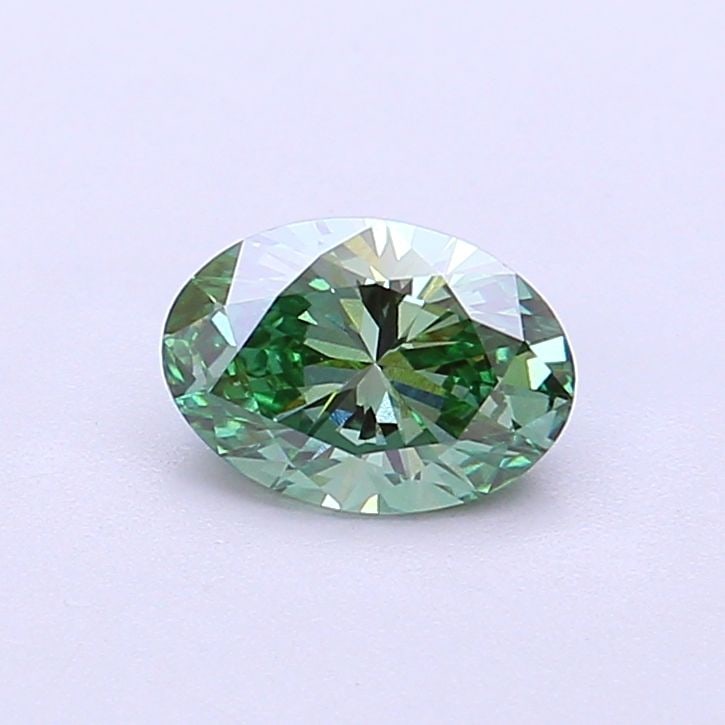 Loose Diamond - OVAL 0.74ct Fancy Vivid Green VS1 (1 of 1)
