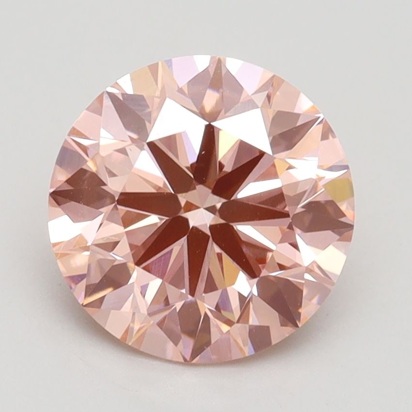 Loose Diamond - ROUND 2.31ct Fancy Intense Pink VS1: Loose Diamond - ROUND 2.31ct Fancy Intense Pink VS1 Source: This is a real non-mined Diamond that has been grown in a lab Shape: ROUND Carats: 2.31 Color: Fancy Intense Pink Certification: IGI Video: