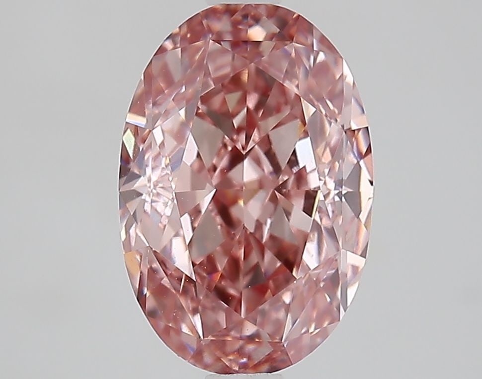 Loose Diamond - OVAL 2.97ct Fancy Vivid Pink VS1: Loose Diamond - OVAL 2.97ct Fancy Vivid Pink VS1 Source: This is a real non-mined Diamond that has been grown in a lab Shape: OVAL Carats: 2.97 Color: Fancy Vivid Pink Certification: IGI Video: