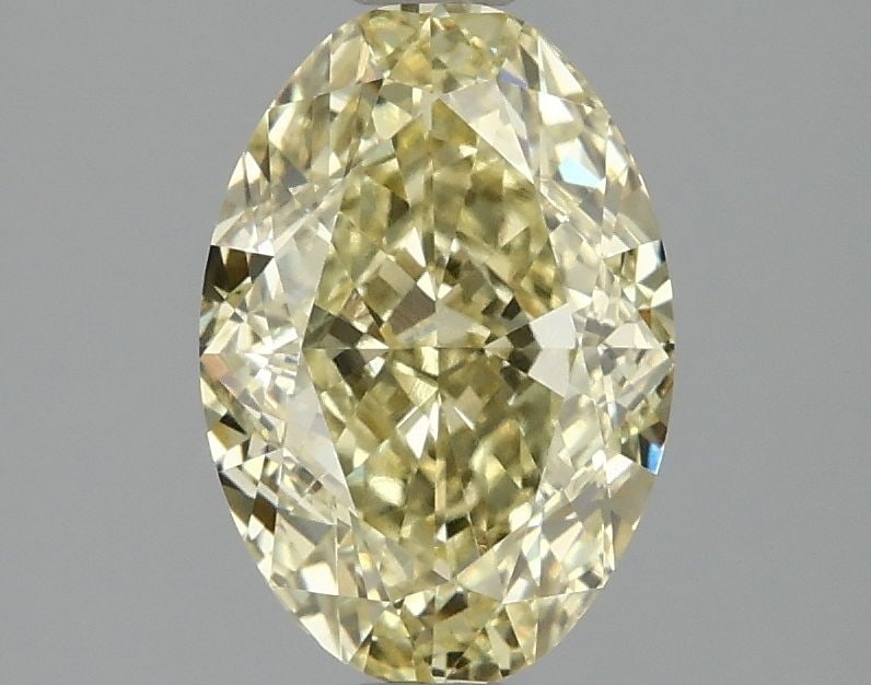 Loose Diamond - OVAL 2.08ct Fancy Intense Yellow VS1: Loose Diamond - OVAL 2.08ct Fancy Intense Yellow VS1 Source: This is a real non-mined Diamond that has been grown in a lab Shape: OVAL Carats: 2.08 Color: Fancy Intense Yellow Certification: IGI Video