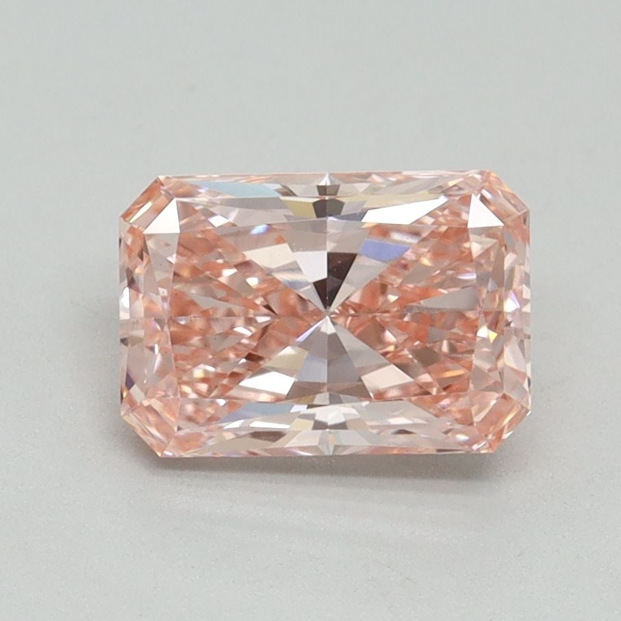 Loose Diamond - RADIANT 1.42ct Fancy Vivid Pink VS2: Loose Diamond - RADIANT 1.42ct Fancy Vivid Pink VS2 Source: This is a real non-mined Diamond that has been grown in a lab Shape: RADIANT Carats: 1.42 Color: Fancy Vivid Pink Certification: IGI Video: