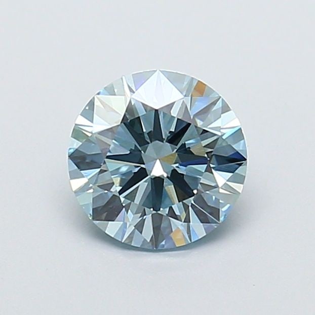 Ideal Loose Diamond - ROUND 1.2ct Fancy Intense Blue VVS2 (1 of 1)