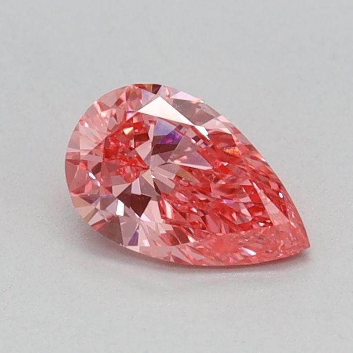 Loose Diamond - PEAR 0.35ct Fancy Vivid Pink VS1: Loose Diamond - PEAR 0.35ct Fancy Vivid Pink VS1 Source: This is a real non-mined Diamond that has been grown in a lab Shape: PEAR Carats: 0.35 Color: Fancy Vivid Pink Certification: IGI Video: