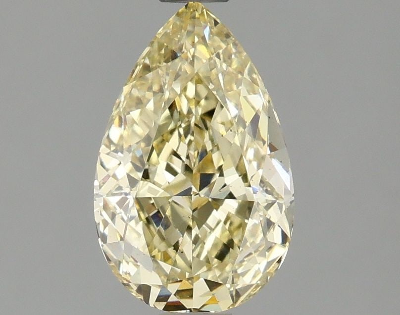 Loose Diamond - PEAR 1.57ct Fancy Intense Yellow VS2: Loose Diamond - PEAR 1.57ct Fancy Intense Yellow VS2 Source: This is a real non-mined Diamond that has been grown in a lab Shape: PEAR Carats: 1.57 Color: Fancy Intense Yellow Certification: IGI