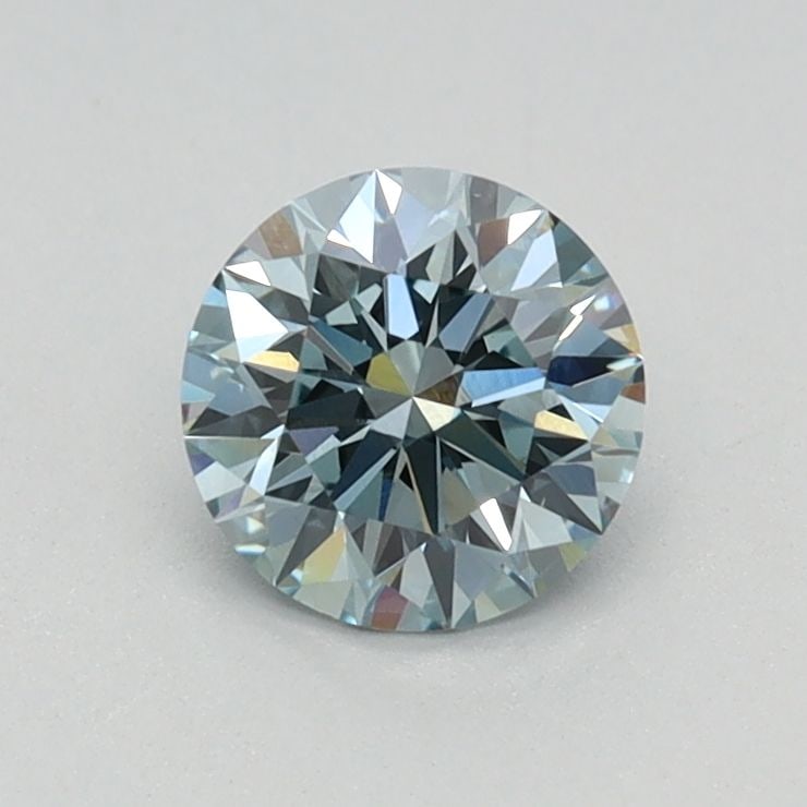 Ideal Loose Diamond - ROUND 0.59ct Fancy Intense Blue VS1: Ideal Loose Diamond - ROUND 0.59ct Fancy Intense Blue VS1 Source: This is a real non-mined Diamond that has been grown in a lab Shape: ROUND Carats: 0.59 Color: Fancy Intense Blue Certification: IGI
