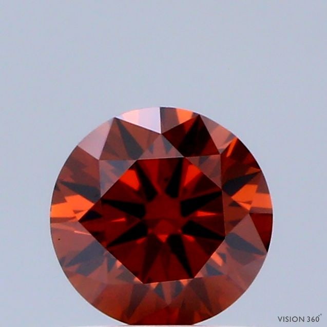 Ideal Loose Diamond - ROUND 0.49ct Fancy Deep Orange VS1 (1 of 1)
