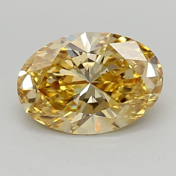 Loose Diamond - OVAL 1.09ct Fancy Intense Yellow VS2: Loose Diamond - OVAL 1.09ct Fancy Intense Yellow VS2 Source: This is a real non-mined Diamond that has been grown in a lab Shape: OVAL Carats: 1.09 Color: Fancy Intense Yellow Certification: IGI Video