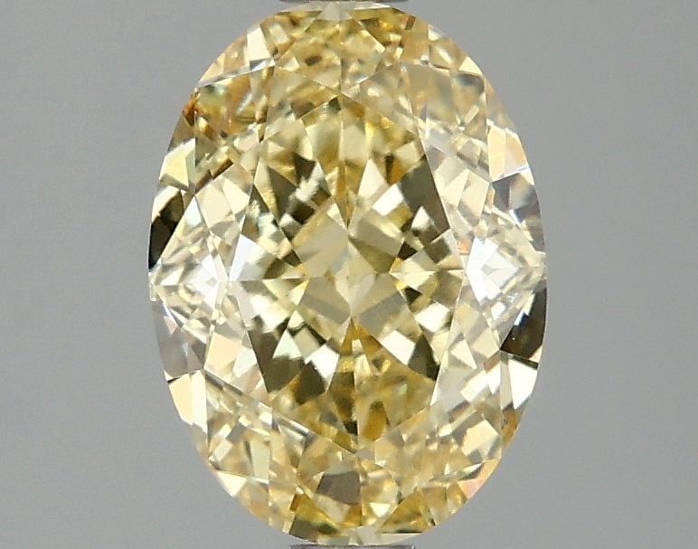 Loose Diamond - OVAL 2.1ct Fancy Intense Yellow VVS2: Loose Diamond - OVAL 2.1ct Fancy Intense Yellow VVS2 Source: This is a real non-mined Diamond that has been grown in a lab Shape: OVAL Carats: 2.1 Color: Fancy Intense Yellow Certification: IGI Video: