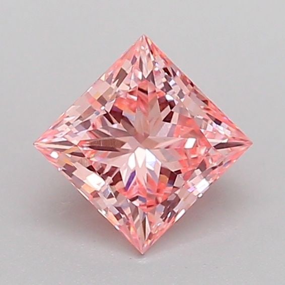 Loose Diamond - PRINCESS 1.06ct Fancy Intense Pink VVS2: Loose Diamond - PRINCESS 1.06ct Fancy Intense Pink VVS2 Source: This is a real non-mined Diamond that has been grown in a lab Shape: PRINCESS Carats: 1.06 Color: Fancy Intense Pink Certification: