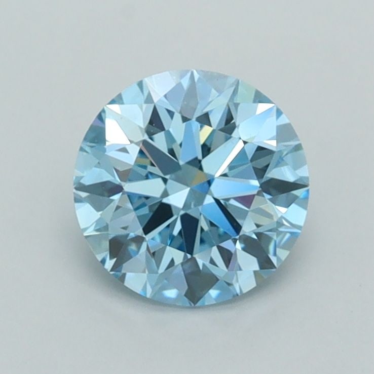 Ideal Loose Diamond - ROUND 1.01ct Fancy Vivid Blue VVS1: Ideal Loose Diamond - ROUND 1.01ct Fancy Vivid Blue VVS1 Source: This is a real non-mined Diamond that has been grown in a lab Shape: ROUND Carats: 1.01 Color: Fancy Vivid Blue Certification: IGI Vide