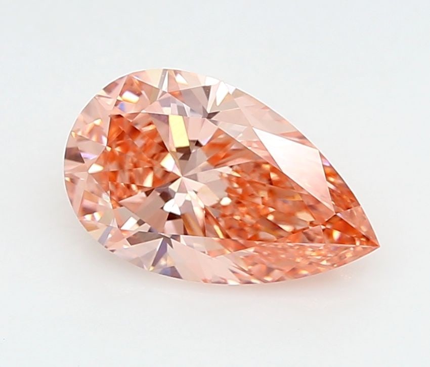 Loose Diamond - PEAR 2.06ct Fancy Vivid Pink VS1: Loose Diamond - PEAR 2.06ct Fancy Vivid Pink VS1 Source: This is a real non-mined Diamond that has been grown in a lab Shape: PEAR Carats: 2.06 Color: Fancy Vivid Pink Certification: IGI Video: