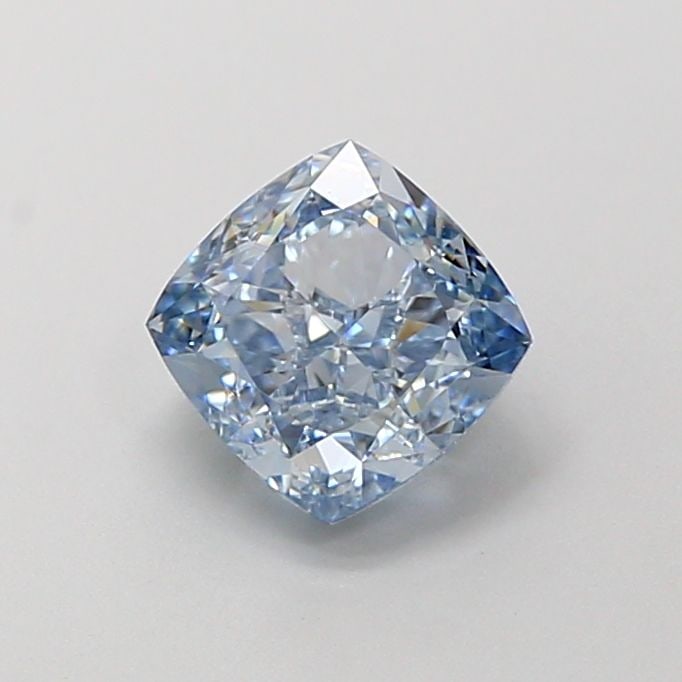 Loose Diamond - CUSHION MODIFIED 1.4ct Fancy Intense Blue VVS1: Loose Diamond - CUSHION MODIFIED 1.4ct Fancy Intense Blue VVS1 Source: This is a real non-mined Diamond that has been grown in a lab Shape: CUSHION MODIFIED Carats: 1.4 Color: Fancy Intense Blue Certi