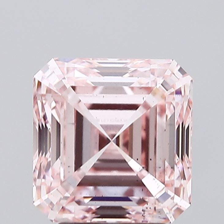 Loose Diamond - ASSCHER 4.06ct Fancy Intense Pink SI1: Loose Diamond - ASSCHER 4.06ct Fancy Intense Pink SI1 Source: This is a real non-mined Diamond that has been grown in a lab Shape: ASSCHER Carats: 4.06 Color: Fancy Intense Pink Certification: IGI Vid