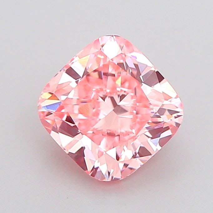 Loose Diamond - CUSHION MODIFIED 1.57ct Fancy Vivid Pink VVS2: Loose Diamond - CUSHION MODIFIED 1.57ct Fancy Vivid Pink VVS2 Source: This is a real non-mined Diamond that has been grown in a lab Shape: CUSHION MODIFIED Carats: 1.57 Color: Fancy Vivid Pink Certifi