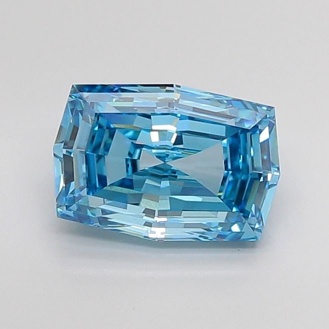 Loose Diamond - CUSHION MODIFIED 3.27ct Fancy Vivid Blue VS1: Loose Diamond - CUSHION MODIFIED 3.27ct Fancy Vivid Blue VS1 Source: This is a real non-mined Diamond that has been grown in a lab Shape: CUSHION MODIFIED Carats: 3.27 Color: Fancy Vivid Blue Certific