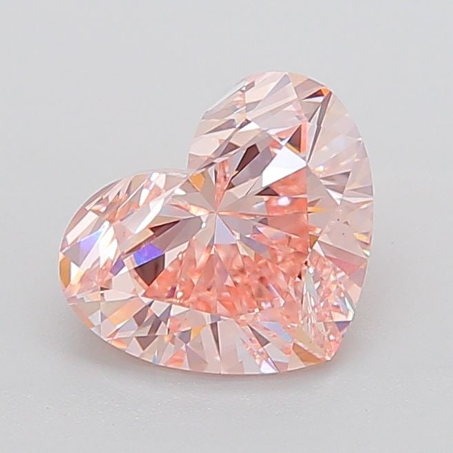 Loose Diamond - HEART 3.57ct Fancy Pink VS1: Loose Diamond - HEART 3.57ct Fancy Pink VS1 Source: This is a real non-mined Diamond that has been grown in a lab Shape: HEART Carats: 3.57 Color: Fancy Pink Certification: IGI PLEASE NOTE: Framed, La