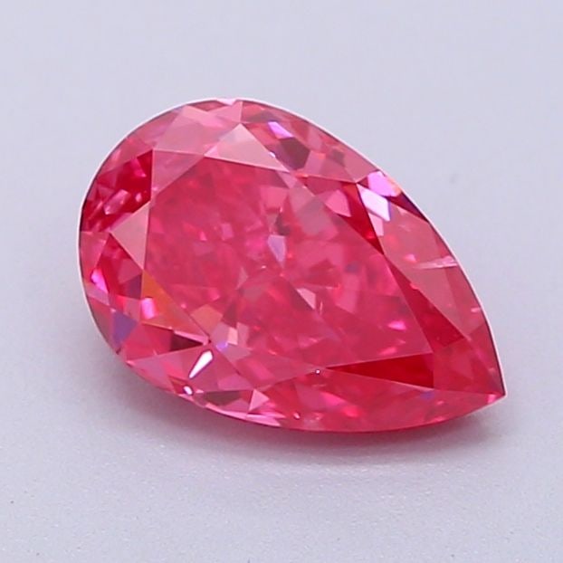 Loose Diamond - PEAR 1.04ct Fancy Vivid Pink SI2: Loose Diamond - PEAR 1.04ct Fancy Vivid Pink SI2 Source: This is a real non-mined Diamond that has been grown in a lab Shape: PEAR Carats: 1.04 Color: Fancy Vivid Pink Certification: IGI Video: